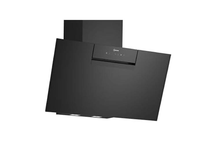 NEFF D85IFN1S0, N 50, Smarte Wandesse, Dunstabzugshaube zur Wandmontage, 80cm breit, Made in Germany, Efficient Drive, LED-Beleuchtung, Kochfeldbasierte Haubensteuerung, Touch Control, Schwarz