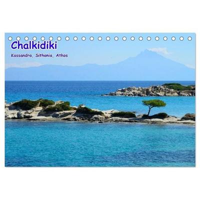 Chalkidiki: Kassandra, Sithonia, Athos (Tischkalender 2027 DIN A5 quer), CALVENDO Monatskalender