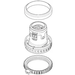 Nilfisk Original 31001057 TURBINE 1400W 220-240 V 50 HZ W. GASKETS