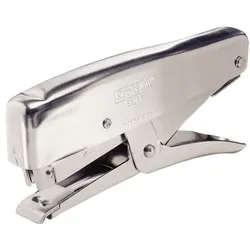 Rapid spülmaschinentaugliche und desinfizierbare Heftzange »Elju Classic« Vollmetall silber, 7.5x2.6x4.5 cm