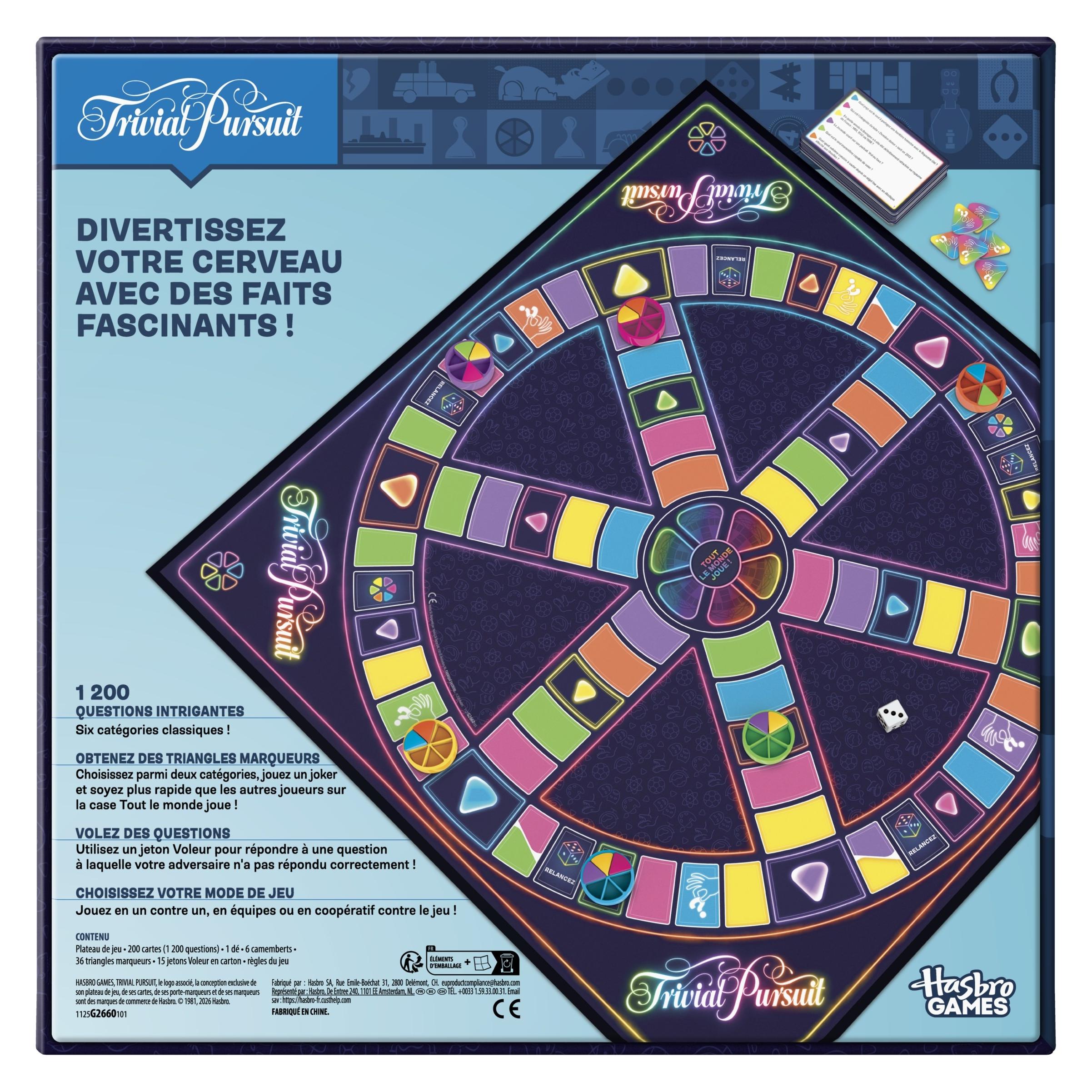 Hasbro Gaming Trivial Pursuit Refresh, f (Französisch, 2 - 6 Spieler) (G26601011)