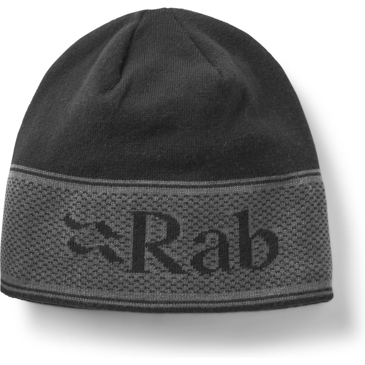 Rab Logo Band Beanie black/graphene (BGP) OS QAB-70-BGP-ONE