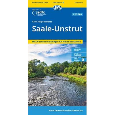 BVA ADFC Regionalkarte Saale-Unstrut 1:75.000, Sonstige von , KOMPASS Freytag & Berndt, 978-3-99154-648-1