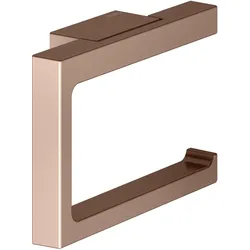 KEUCO EDITION 11 Toilettenpapierhalter, schwankbar, offene Form, 11162290000, Farbe: rotgold gebürstet