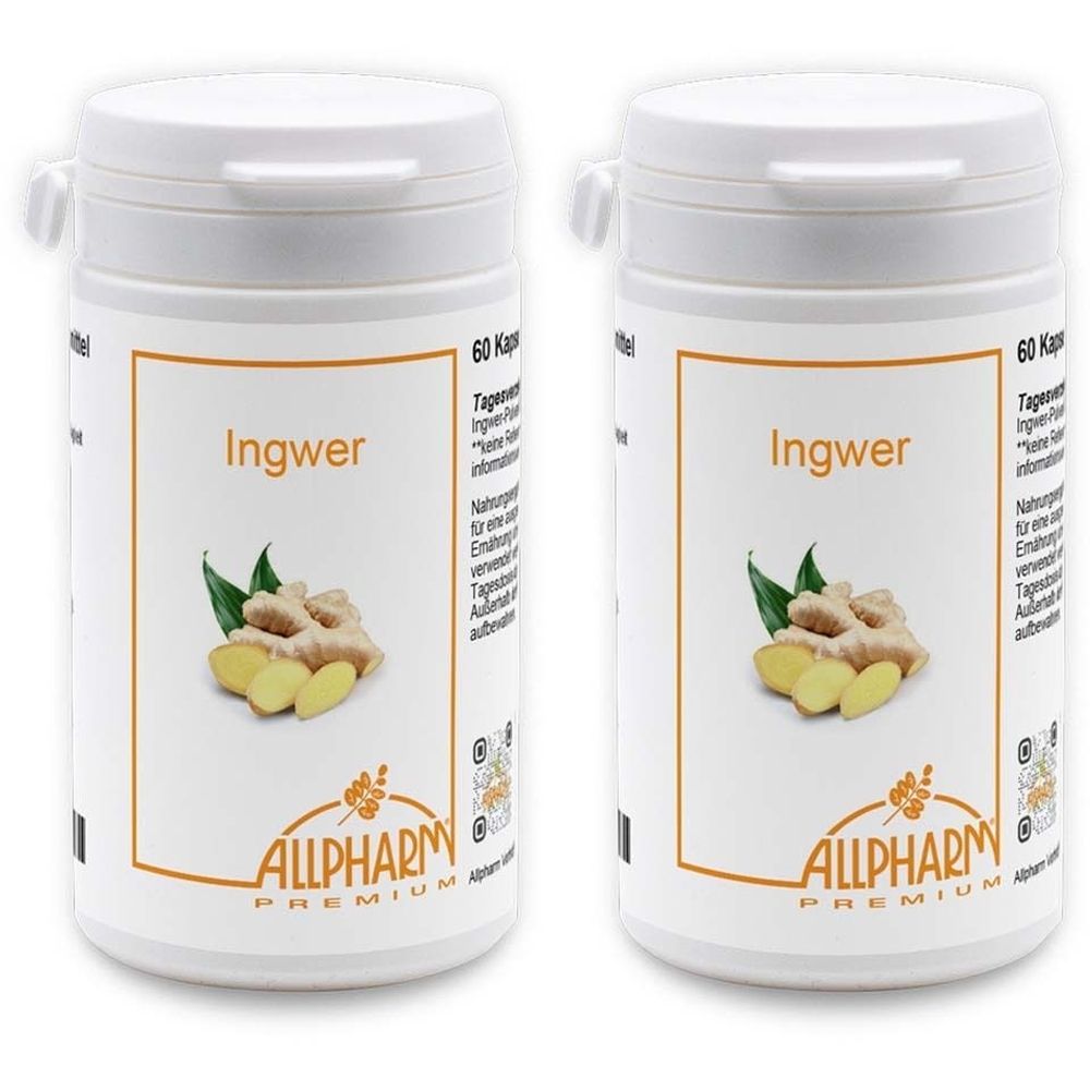 Ingwer Kapseln 300 mg 2x 2x60 St