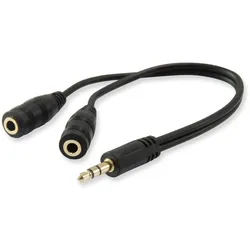 Equip 147941 Audio-Splitter Schwarz