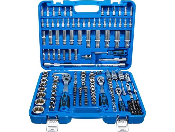 BGS 2292 Coffret de douilles Super Lock 6\,3 mm (1/4\ ) / 10 mm (3/8\ ) / 12\,5 mm (1/2\ ) 192 pièces