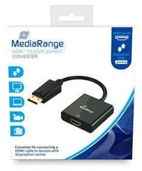 MediaRange MRCS175 HDMI naar DisplayPort kabel 10 Gbit/s 15 cm zwart