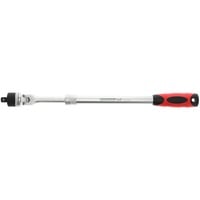 Red 2K-Gelenk-Teleskopknarre 1/2" rot/schwarz, Umschaltknarre