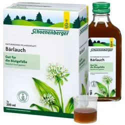 Bärlauch SAFT Schoenenberger Heilpflanze 3X200 ml