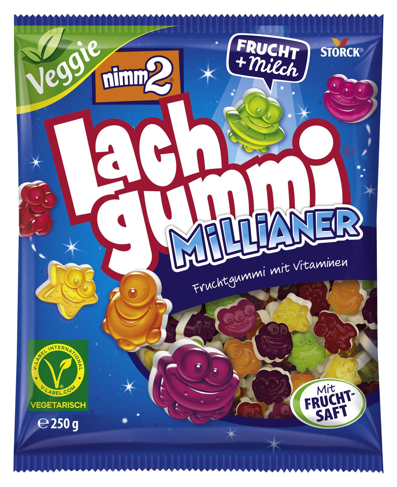 nimm2® Lachgummi Millianer Fruchtgummi 250,0 g 680553