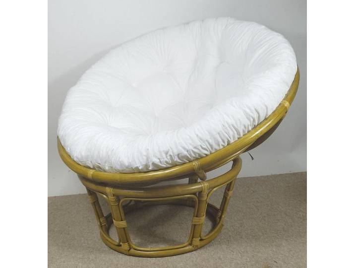 Rattani Rattanstuhl Rattan Papasan Papsensessel Rattansessel Fb. honig