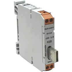 Appoldt USB-Stick im Gehäuse für Hutschiene TS35, Relais