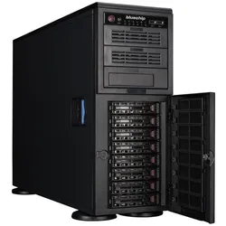 bluechip SERVERline T30341s – AMD EPYC 4124P, 32 GB ECC RAM, 2× 960 GB SSD, 2× Gigabit LAN
