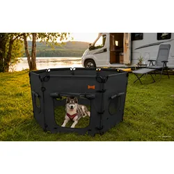 Berger PawCastle Hundezaun, 8-teilig, 5m