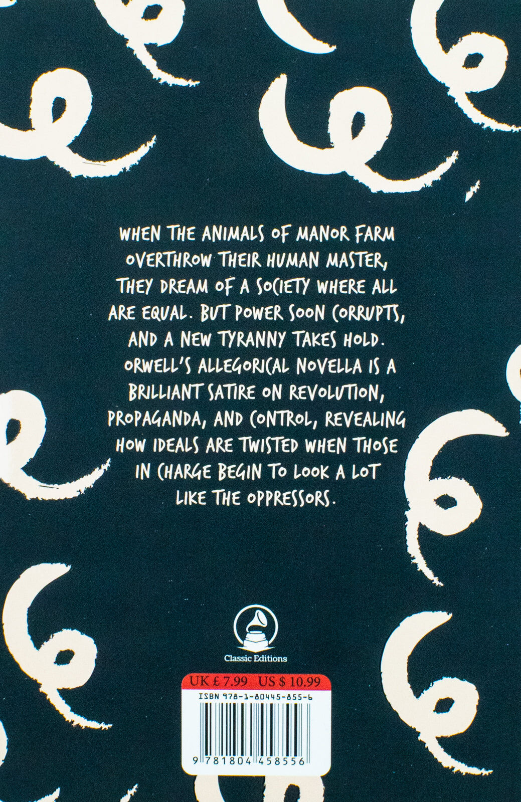 Classic Editons Animal Farm by George Orwell   Classic Dystopian Novel