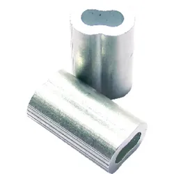 Pressklemmen für Drahtseil ø4,0mm Aluminium