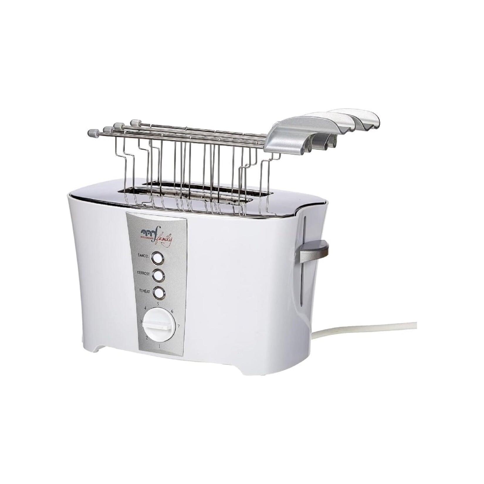 TOSTO Toaster mit 7 Toaststufen, 600W Auftaufunktion
