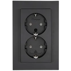 Kopp 940215003 HK07-Schutzkontakt-Steckdose 2-fach