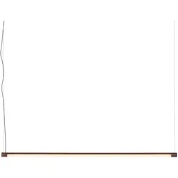 Muuto Fine Suspension LED Pendelleuchte, 120 cm, deep red