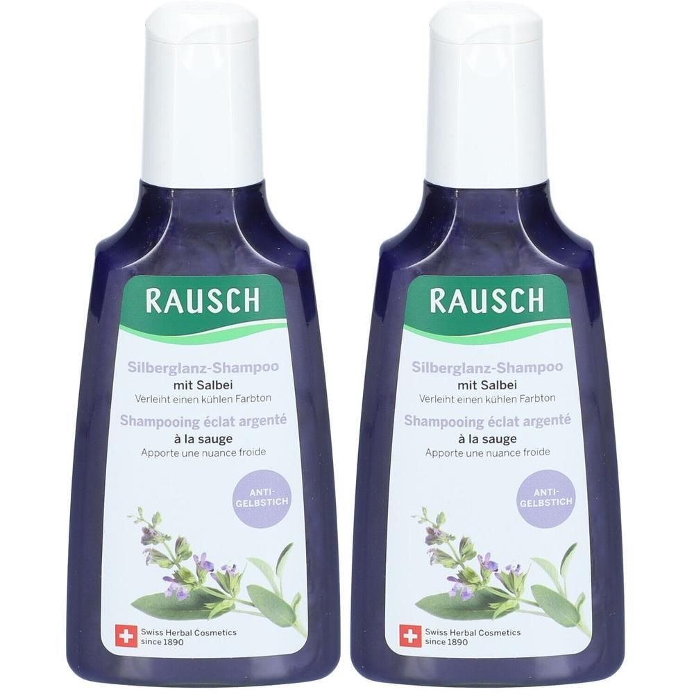 Rausch Silberglanz-Shampoo mit Salbei x2 2x200 ml Shampoo