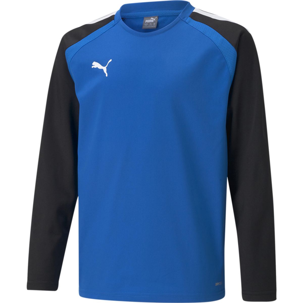 Puma Teamliga Training Sweat Jr electric blue lemonade-puma black (02) 164 657239-02-164
