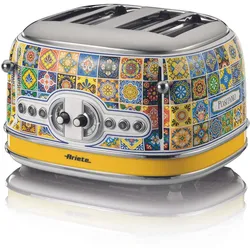 Ariete Vintage 4-Schlitz-Toaster - Positano Design