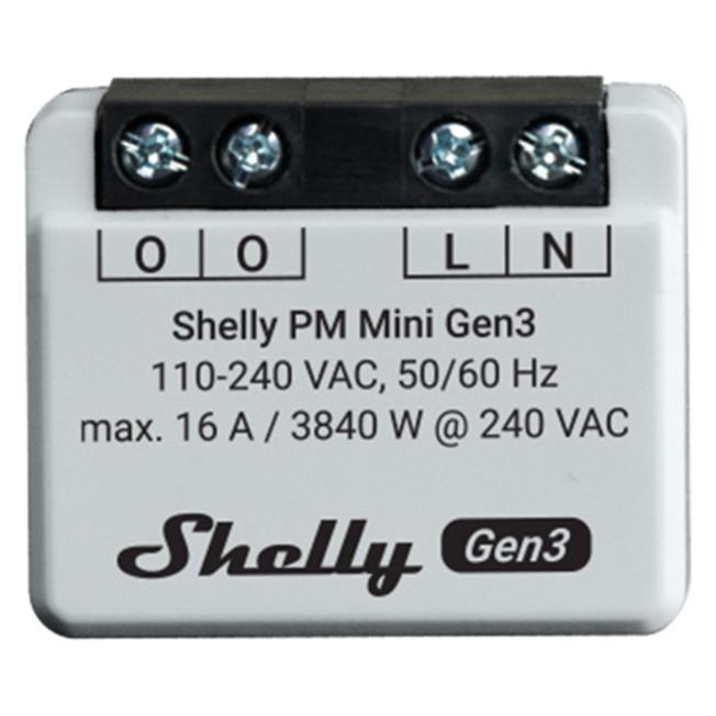 Shelly PM Mini Gen3 x2 (Schaltaktor) (SHELLY-PM-MINI-GEN3-DP)