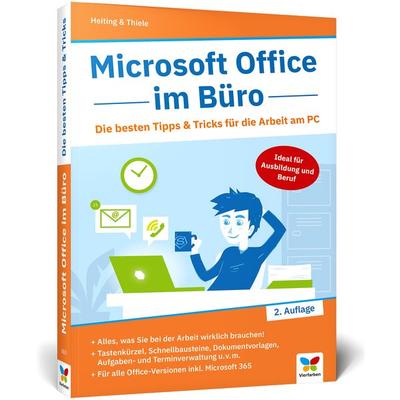 Microsoft Office im Büro, Gebundene Ausgabe von Mareile Heiting,Carsten Thiele, Vierfarben, 978-3-8421-0825-7