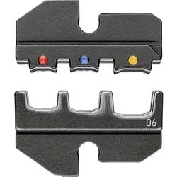 Knipex 97 49 06 Crimpeinsatz Isolierte Kabelschuhe, Isolierte Steckverbinder, Isolierte Stoßverbinder 0.5 bis 6 mm² Passend für Marke (Zangen) Knipex 97 43