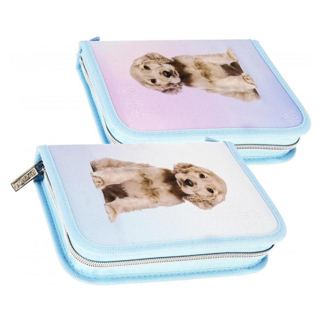 Starpak Federmäppchen, 1 Reissverschluss, 2 Klappen, kein Zubehör. Hund (47729613)