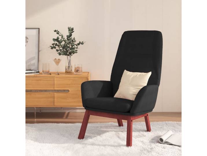 vidaXL Relaxsessel, Relaxsessel Schwarz Stoff