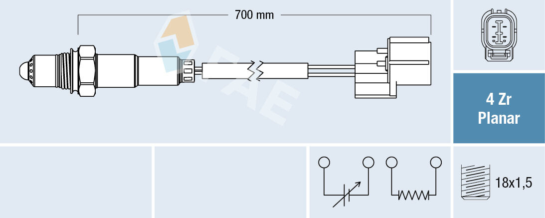 Fae Lambdasonde 77450 Für Honda