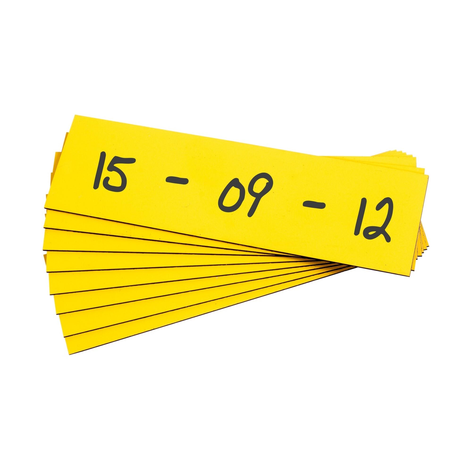 Eichner Magnet Lagerschild 0,85 mm Farbe: gelb 30 x 60 mm (9218-04016)