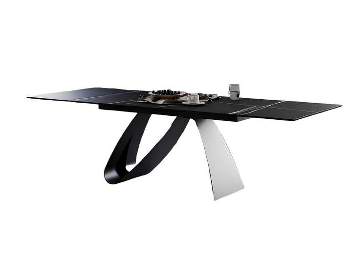 Xlmoebel Esstisch Eleganter weißer Esstisch aus hochwertigen Materialien (1-St., Esstisch), Hergestellt in Europa