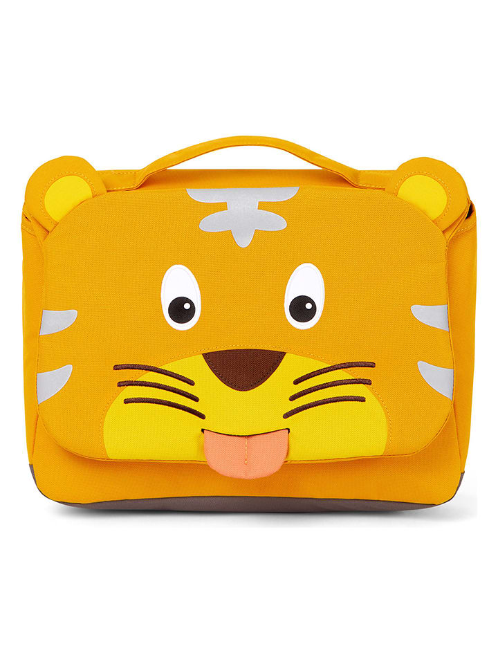 Affenzahn Vorschultasche "Tiger" in Gelb - (B)31,5 x (H)23,5 x (T)7 cm - onesize