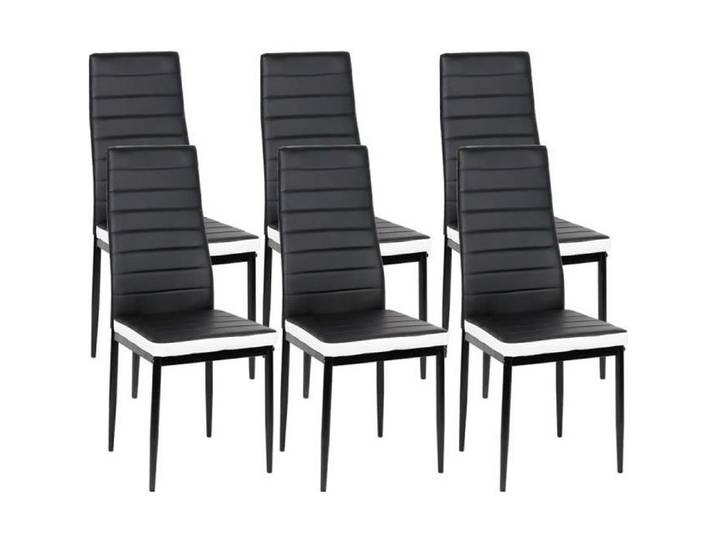 Lot de 6 chaises ROMANE pour salle à manger YONGSHIA
