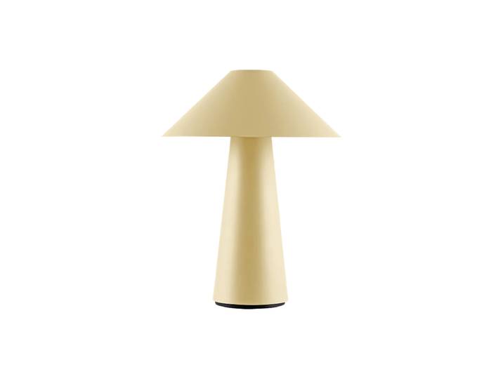 Tragbare In-/Outdoor LED Tischlampe „Cannes“ Gelb Globen Lighting