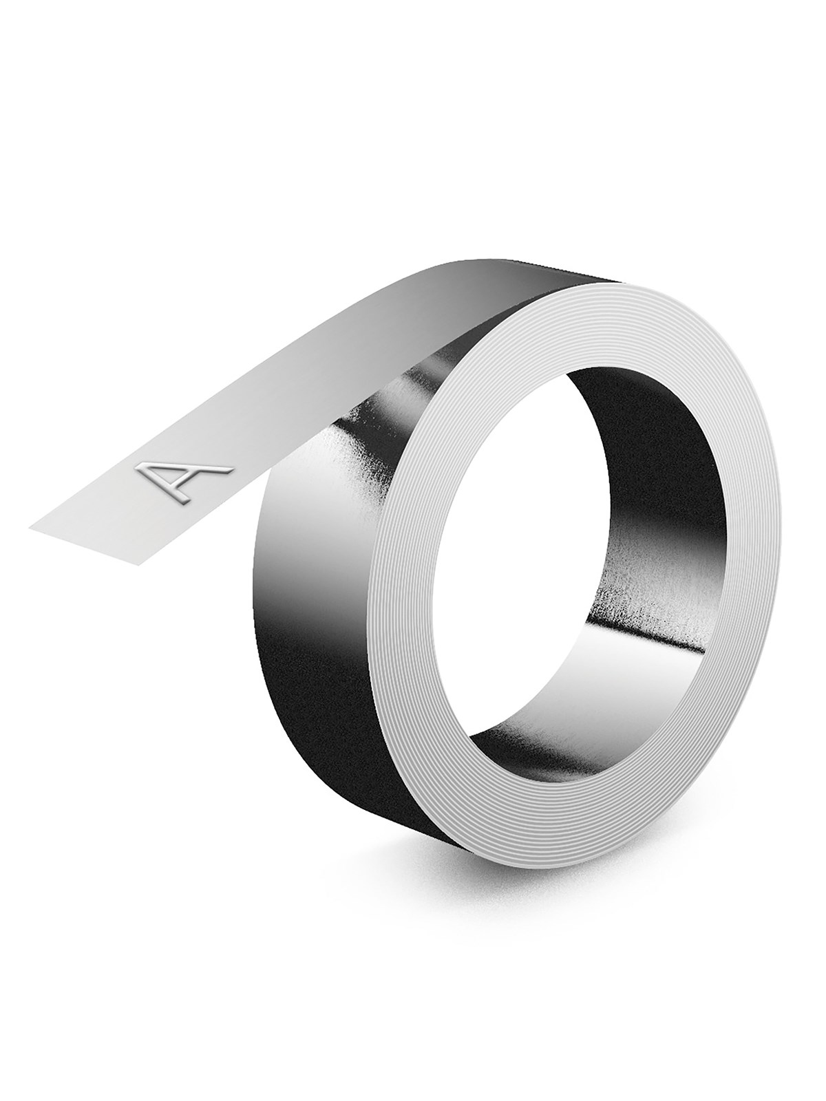DYMO Rhino Industrielles Prägeband Aluminium mit Klebstoff 12 mm x 3,65 m