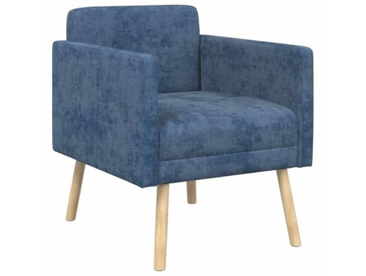 vidaXL Akzentstuhl Blau Chenille-Stoff Dieser Dekosessel besteht aus atmungsaktivem Chenille. Der Sessel ist mit Schaumstoff für zusätzlichen Komfort gepolstert