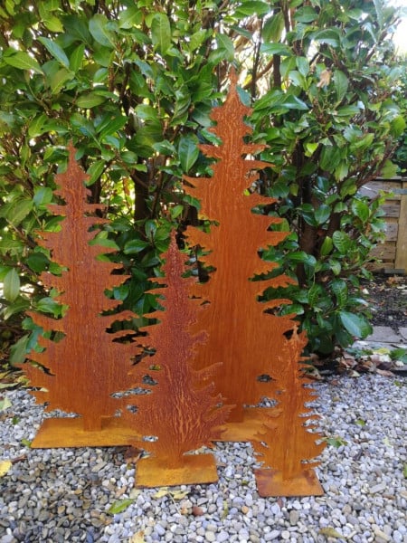 Edelrost kerstboom Leander smalle kerstboom 100 cm