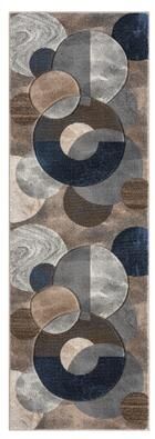 MDA Rugs Alexia Collection Modern Circle Design Area Rug