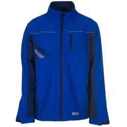 PLANAM Softshelljacke Highline kornblau/marine/zink Gr. M 2380