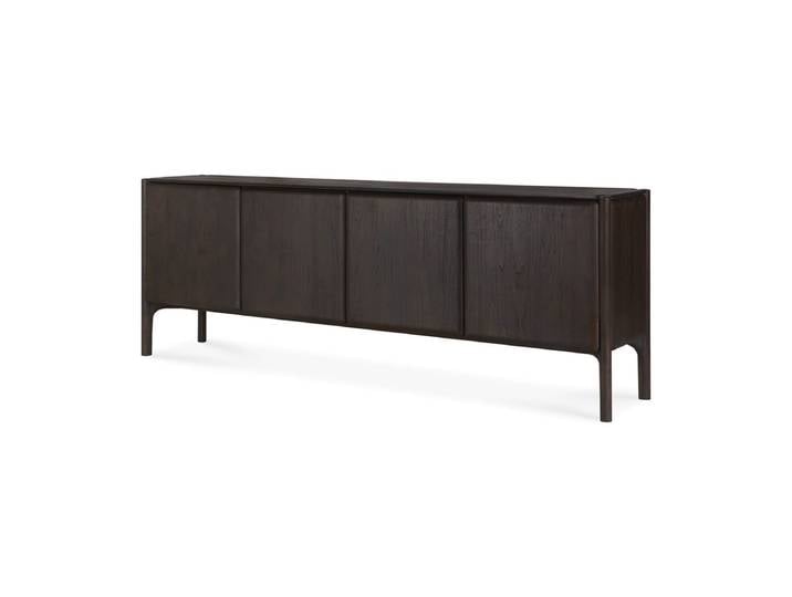 Ethnicraft PI Anrichte lackiertes Teak dunkelbraun