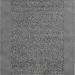 Carpetsale24 Teppich 200x290 cm Grau, Kurzflor, Einfarbig, Modern, Rechteckig, Pflegeleicht, Wohnzimmerteppich für Schlafzimmer, Esszimmer, Büro