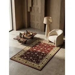 Teppich Kurzflor TANNHEIM in Rot, orientalisch, aus Polypropylen, 80 x 150 cm