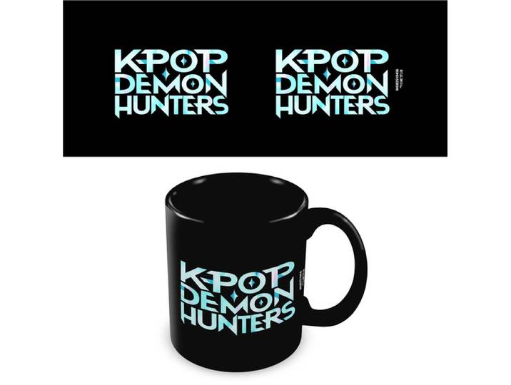 K-Pop Demon Hunters (K Pop Logo) Black Pod Mug