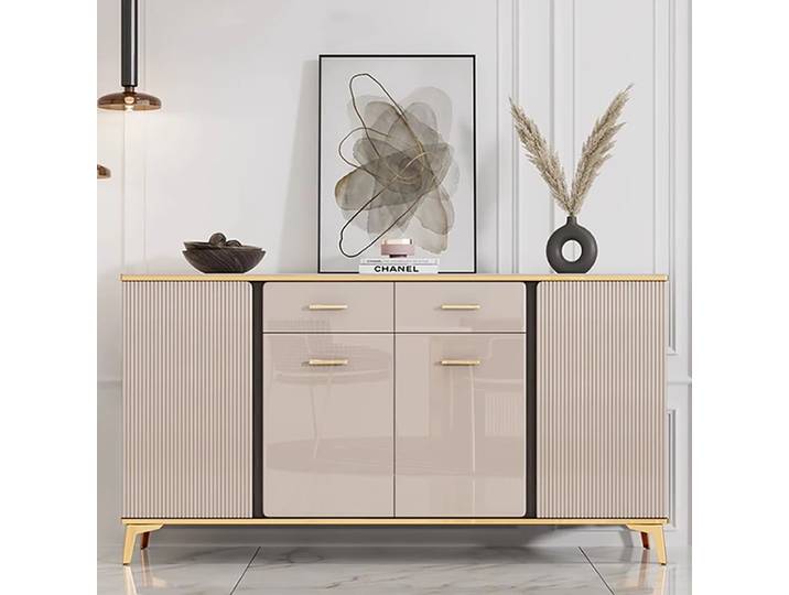 Armoire de rangement de luxe à la mode, armoires de salon nordiques élégantes et esthétiques, meubles de maison uniques et simples