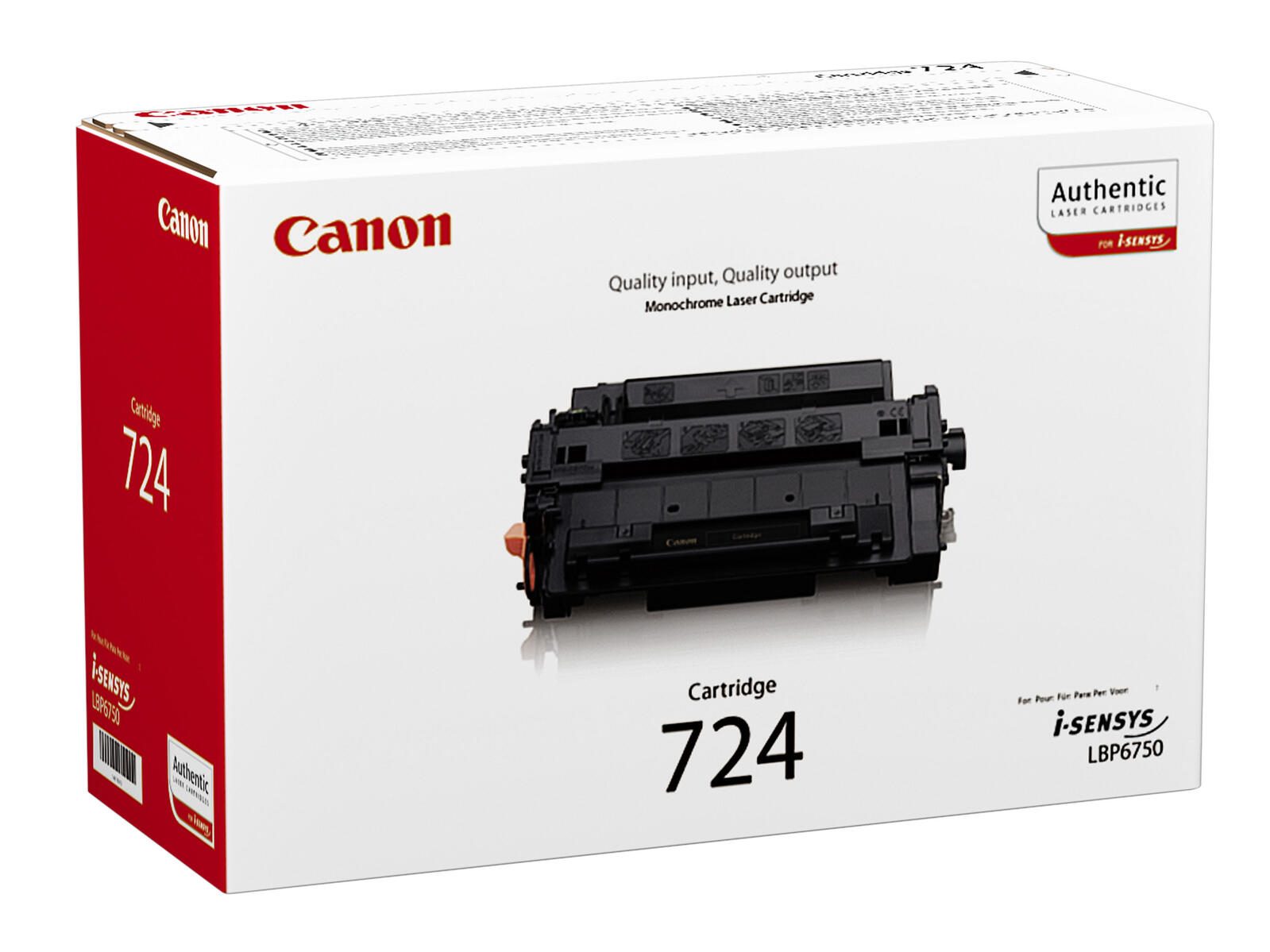 Canon Original Toner 724 schwarz 6.000 Seiten (3481B002)