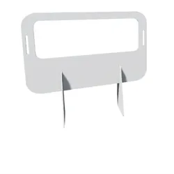 Bolero Easy Screen Standmodell Trennwand weiß 160 x 180cm